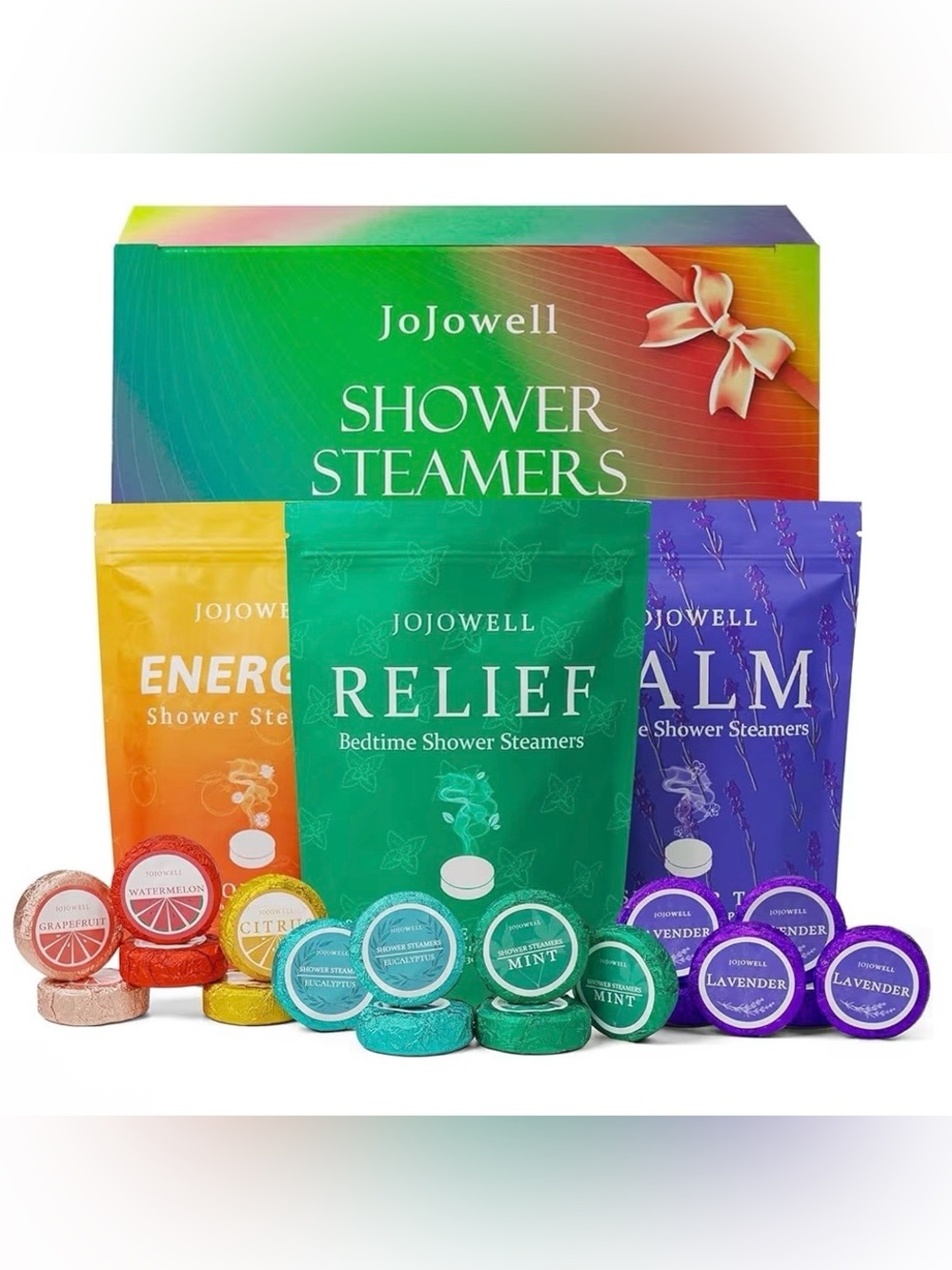 NIB Jojowell Shower Steamers Aromatherapy 18 Pack